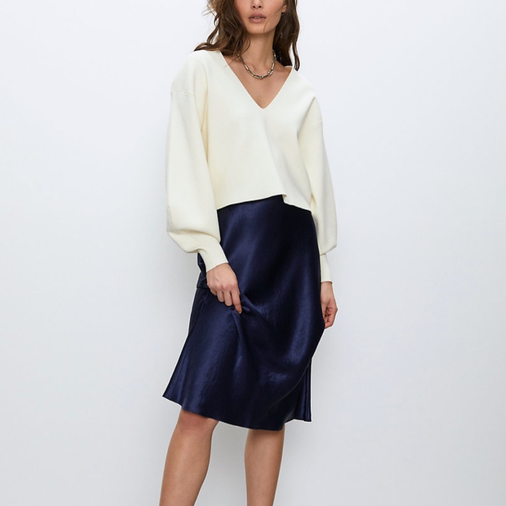 Aritzia Satin Skirt